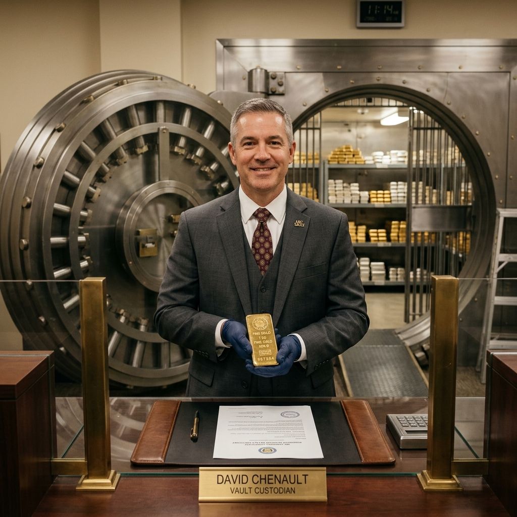 Bank Custodian Holding Gold