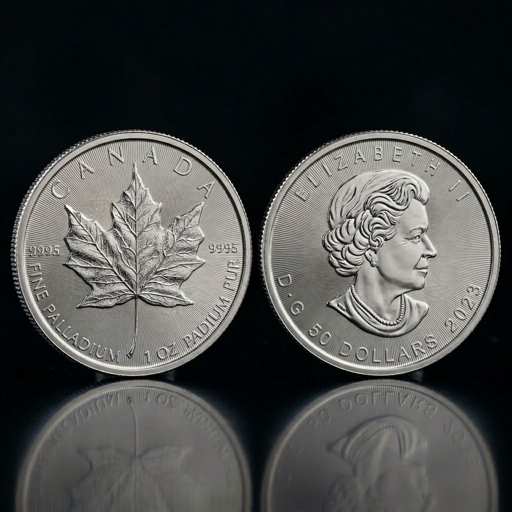 Canadian Palladium Maple Leaf