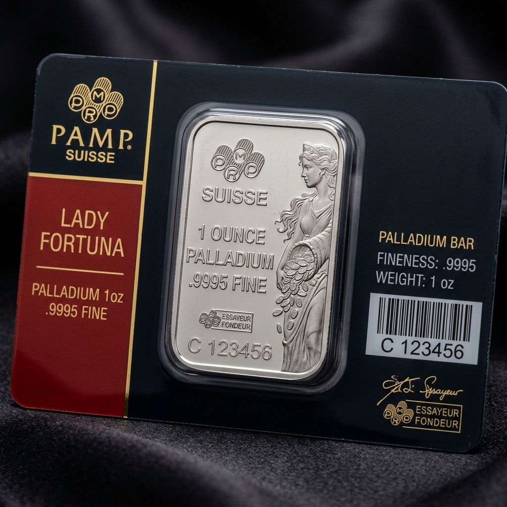 PAMP Suisse Palladium Bars