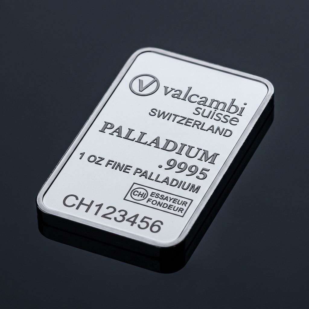 Valcambi Palladium Bars