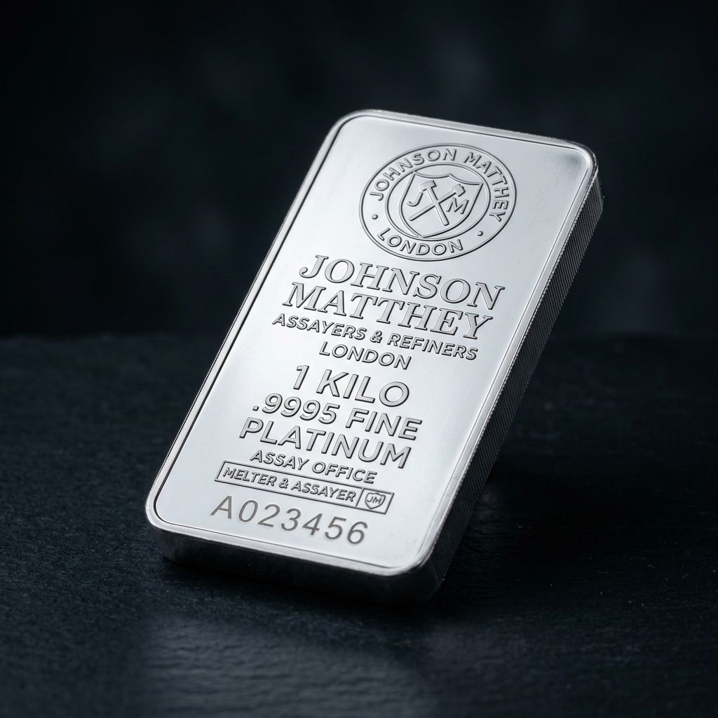 Johnson Matthey Platinum Bars