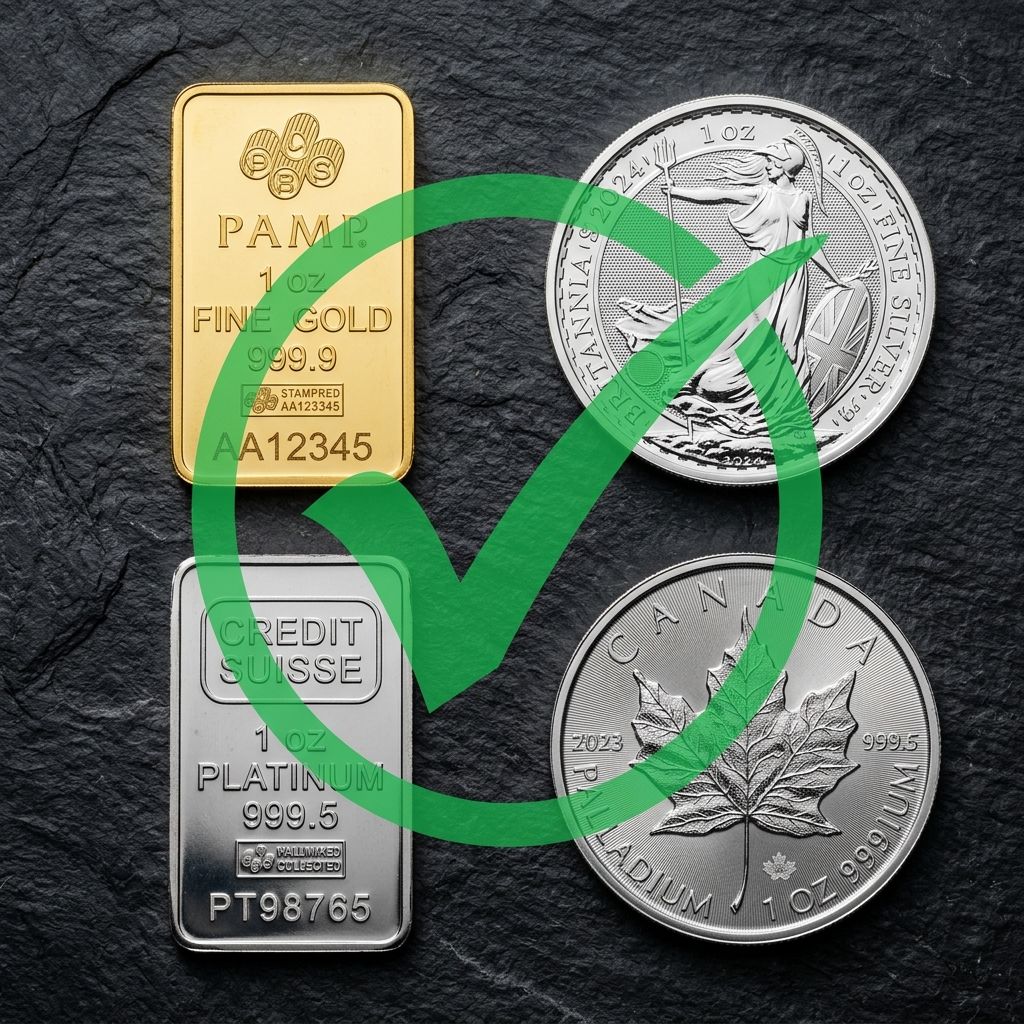 IRS-Approved Metals