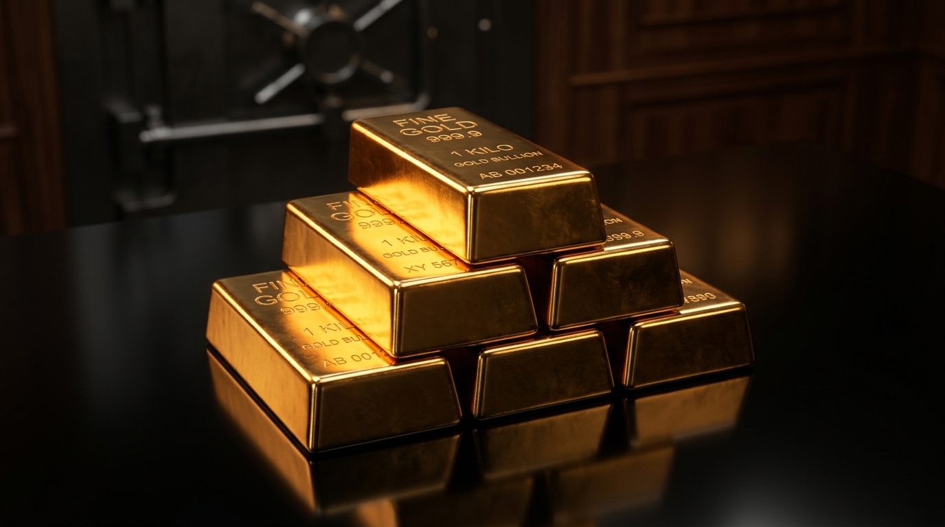 Gold bullion bars